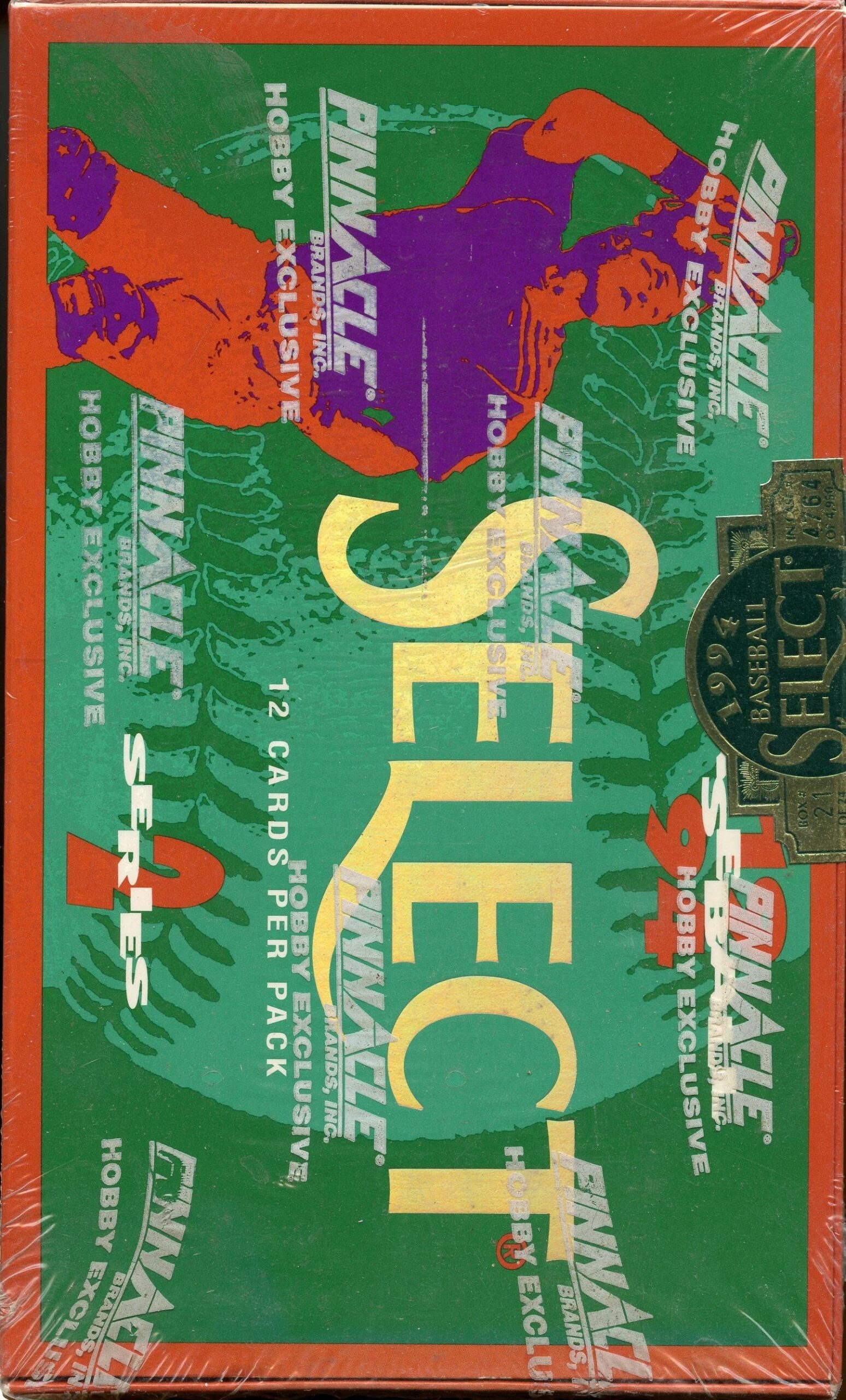1994 Pinnacle Select Series 2 Baseball Card Hobby Box
