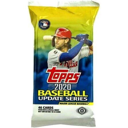 MLB Topps 2020 Update Baseball Trading Card Jumbo Hobby Pack (46 Cards) - Image 1
