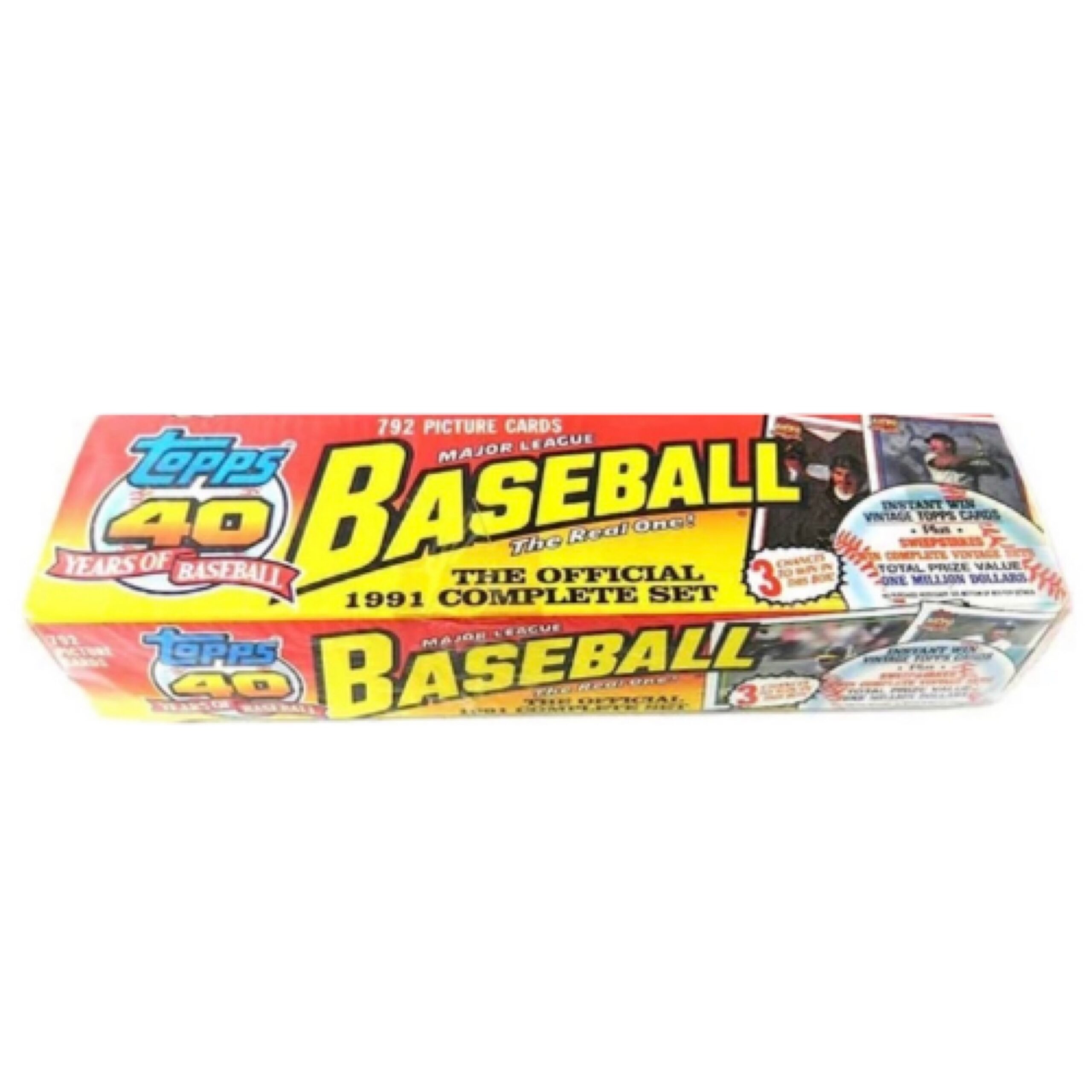 1991 Topps The Real One 40th Complete Set