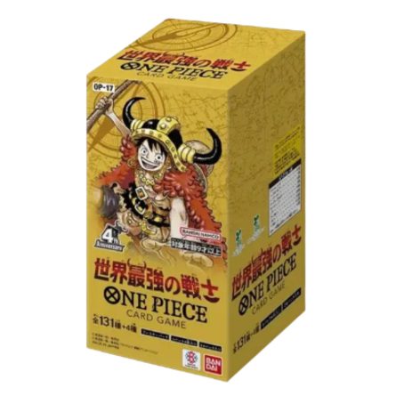 Bandai One Piece Card Game Booster Pack The World's Strongest Warrior [OP-17] (Box) 24 Packs