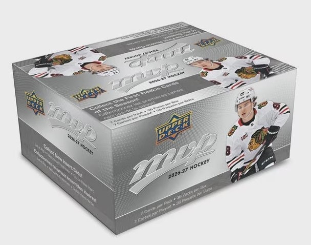 2026-27 Upper Deck MVP Hockey Retail Box