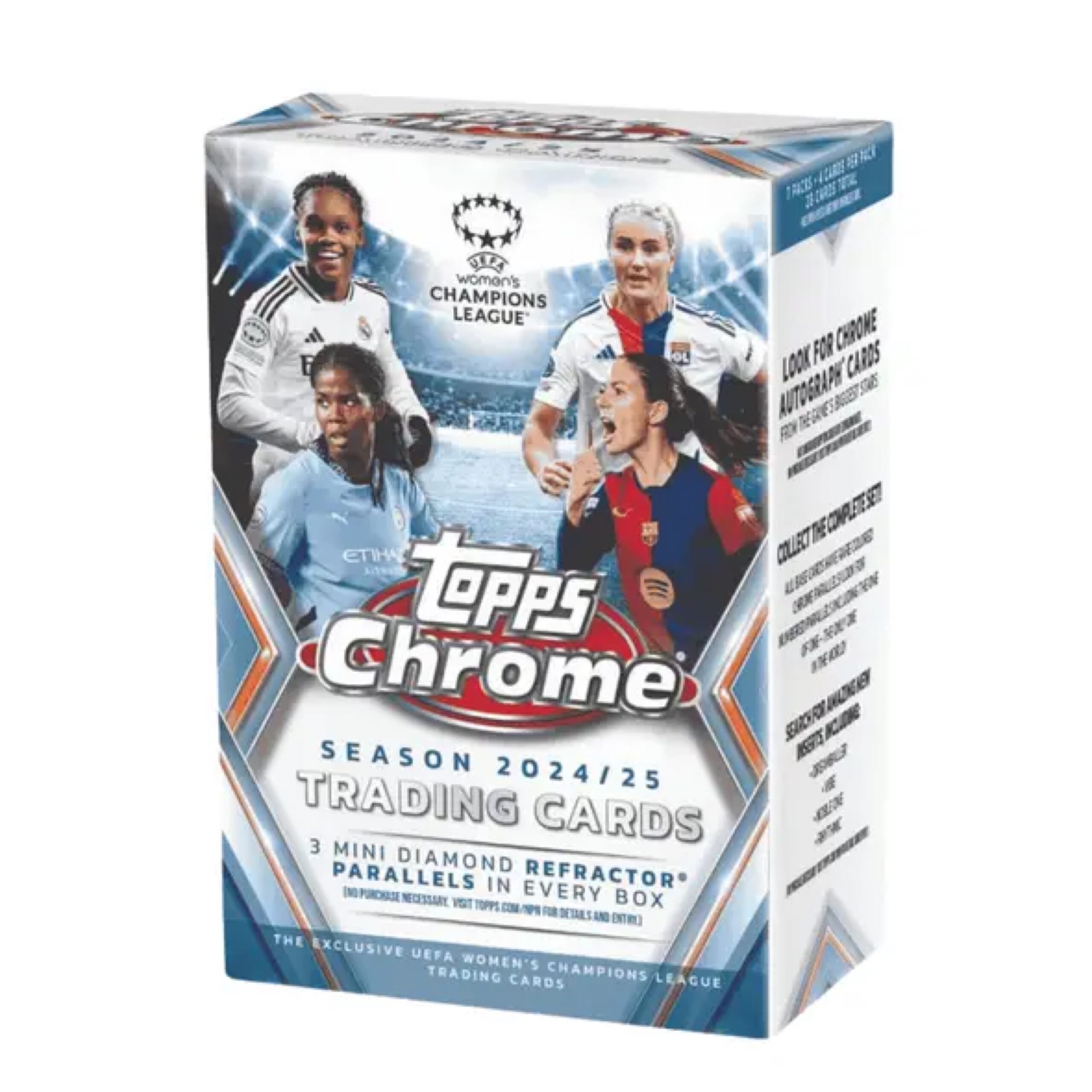 2024-25 Topps Chrome UEFA Women’s Champion League Blaster Box