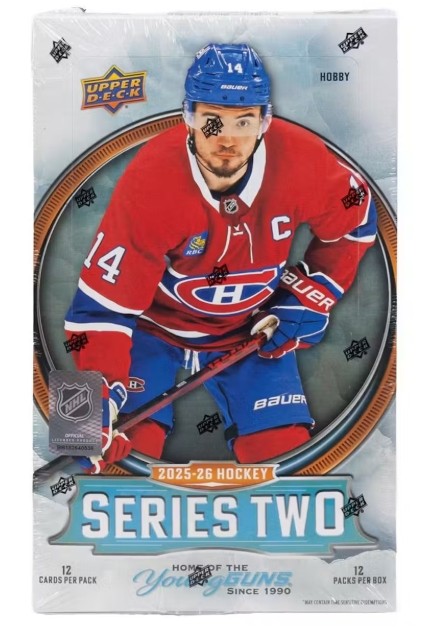 2025/26 Upper Deck NHL Series 2 Hockey Hobby Box