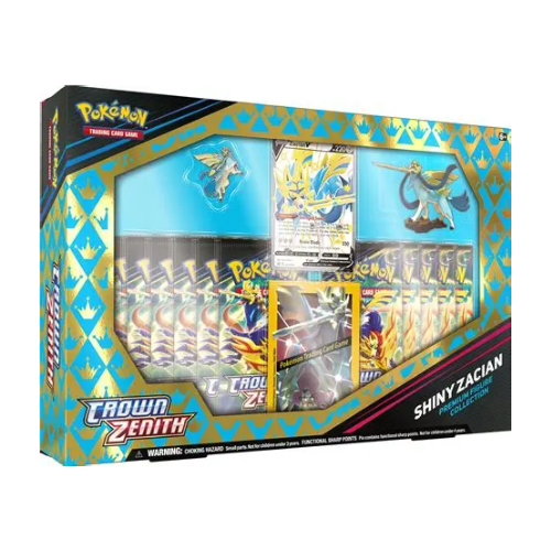 Pokémon Crown Zenith Shiny Zacian Premium Figure Collection