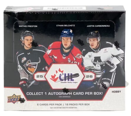 2025-26 Upper Deck CHL Hockey Hobby Box