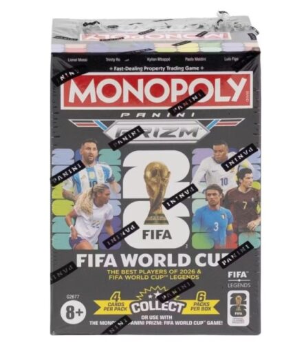 2026 Panini Prizm Monopoly FIFA World Cup Soccer Blaster Box