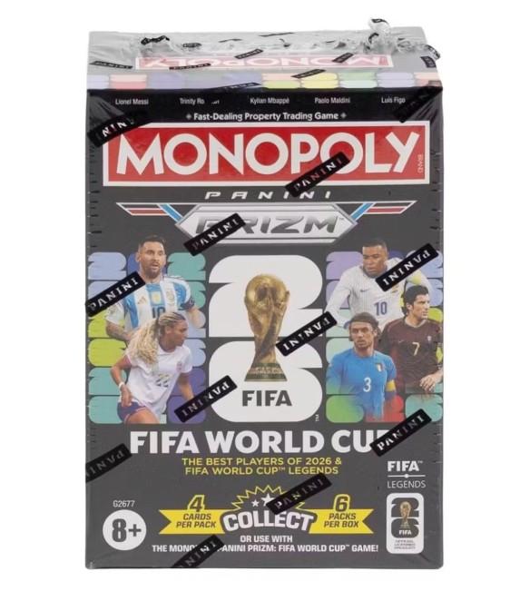2026 Panini Prizm Monopoly FIFA World Cup Soccer Blaster Box