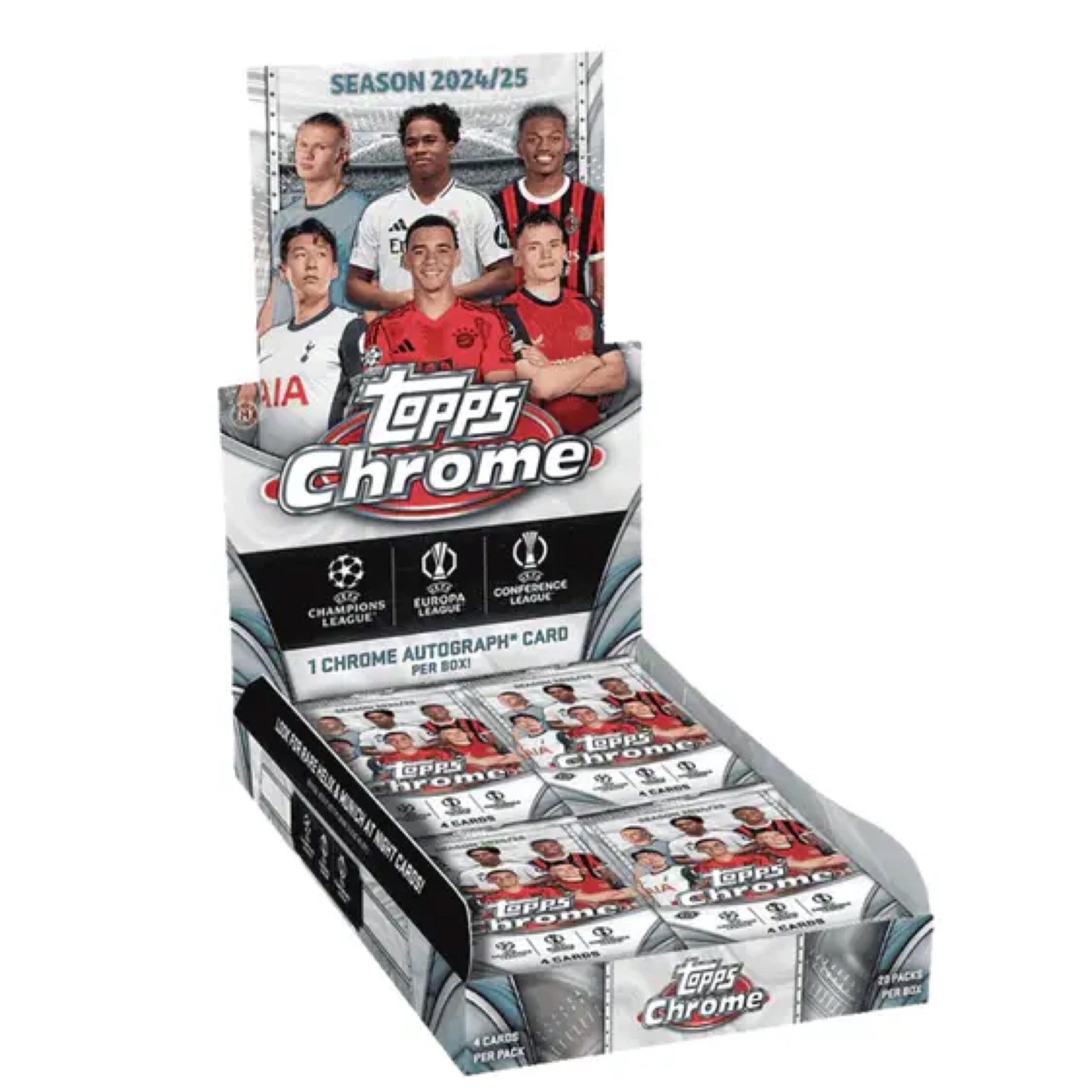 2024-25 Topps Chrome UEFA Soccer Hobby Box