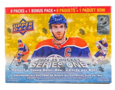 2024-25 Upper Deck Series 1 Hockey Trading Cards Mega Box