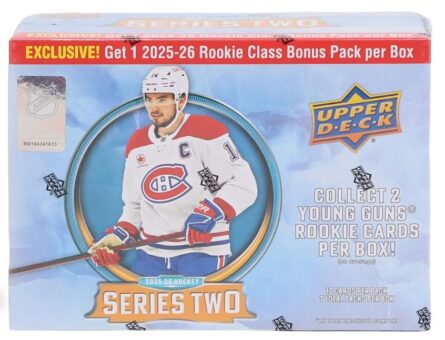 2025-26 Upper Deck NHL Series Two Hockey Trading Card Mega Box