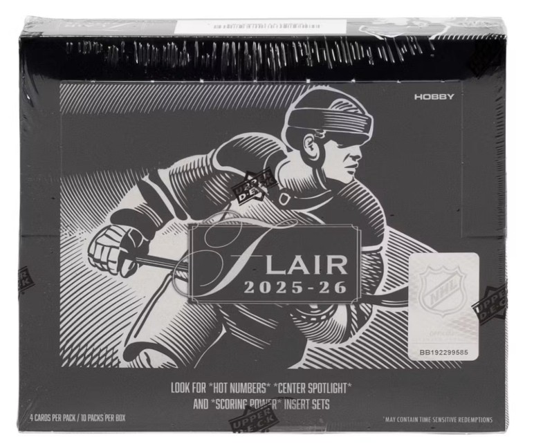 2025/26 Upper Deck Flair NHL Hockey Hobby Box