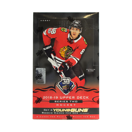 2018-19 Upper Deck Series 2 NHL Hockey Hobby Box