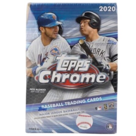 2020 Topps Chrome Baseball Blaster Box (7 packs/4 Cards 1 pack of Sepia Refractors)