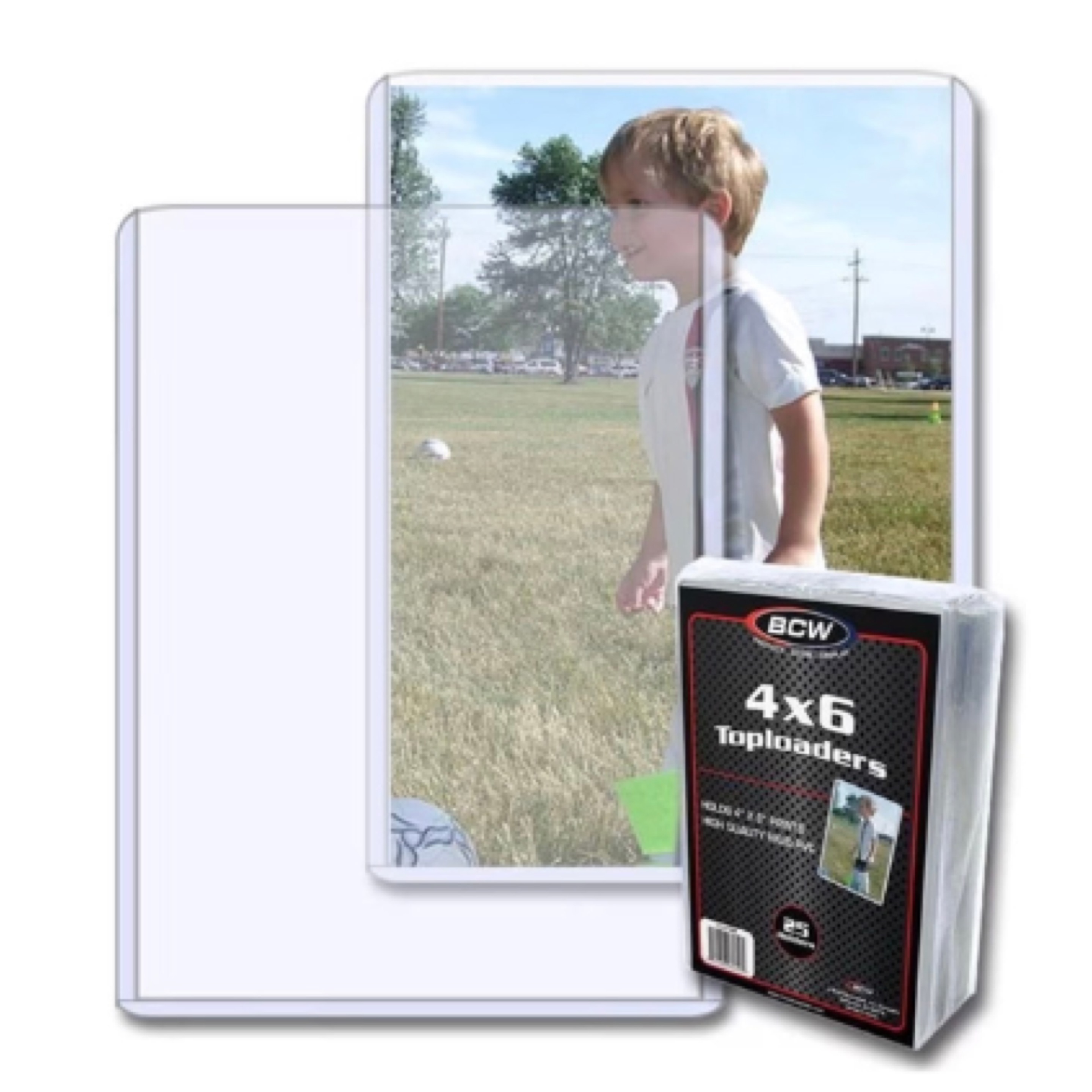 25x BCW Postcard Photo Topload Holder - 4x6