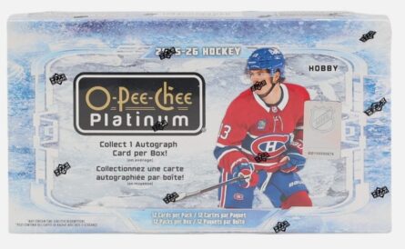 2025-26 Upper Deck O-Pee-Chee Platinum Hockey Hobby Box