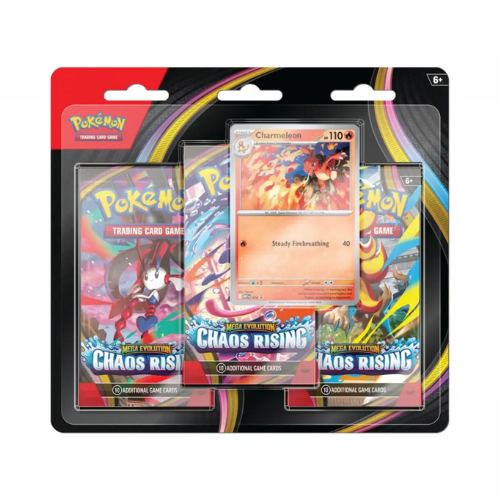 Pokémon Chaos Rising 3 Pack Blister