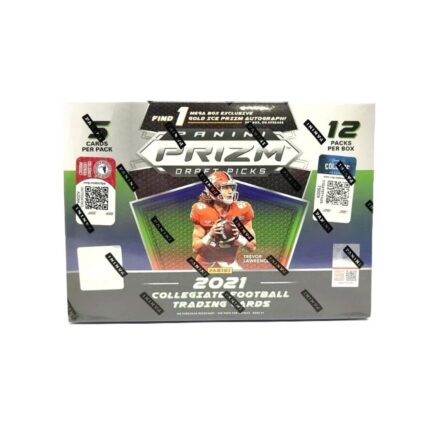 2021 Panini Prizm Draft Picks Football Mega Box (Gold Ice)