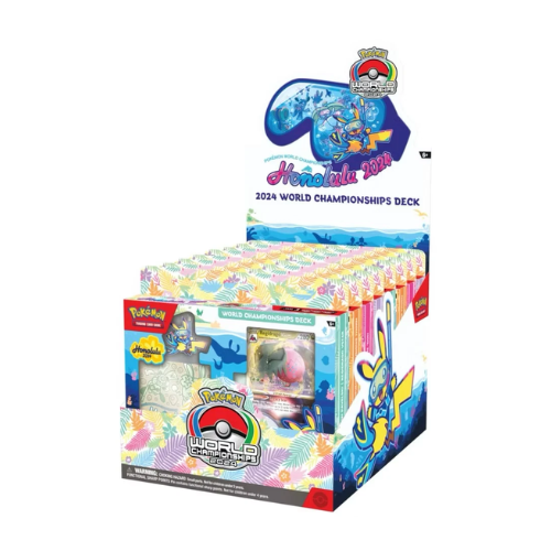Pokémon 2024 World Championships Deck Sealed Display Box (8 Decks)