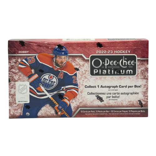 2022/23 Upper Deck O-Pee-Chee Platinum NHL Hockey Hobby Box